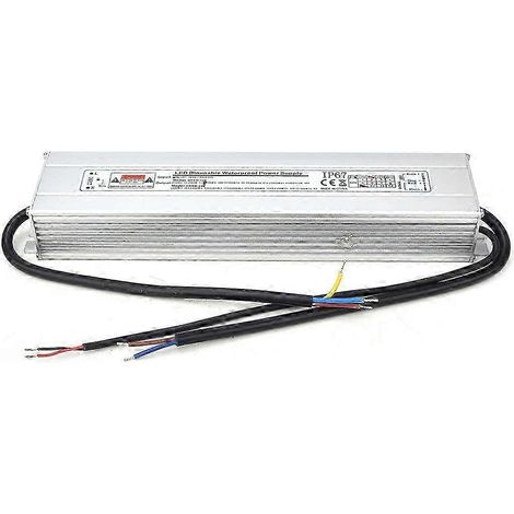 Alimentation LED 12V 100W étanche IP67, transformateur 2-en-1 dimmable, entrée AC170-260V 50/60Hz, sortie 8.33A, pour bandeaux et spots, protection extérieure robuste (1/4)