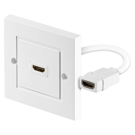 Goobay 51722 cable HDMI HDMI tipo A (Estándar) Blanco