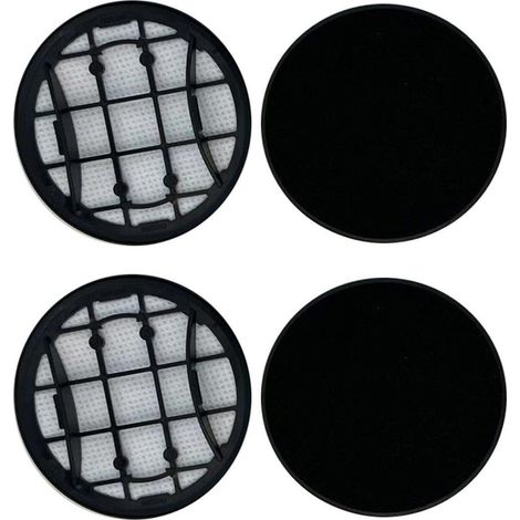 Cartouches filtrantes de rechange pour Philips VC 7000/8000, lot de 2, cartouches filtrantes en mousse lavables et cartouches filtrantes d'entrée d'air (1/5)