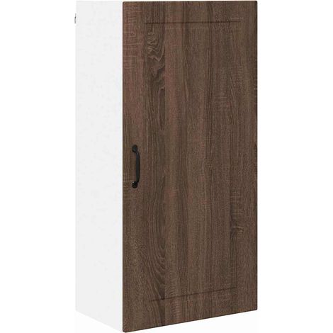 Meuble mural de cuisine，Armoire de cuisine avec porte Chêne brun 50 x 31 x 100 cm CFW33713 (1/5)