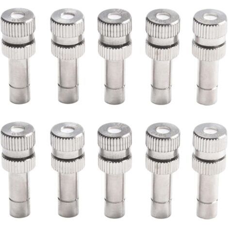 Buse de pulvérisation brumisation à basse pression, buses d'atomisation connexion rapide pour l'arrosage des plantes jardin, outil d'arrosage Durable 20 pièces 0.1mm(0.0039in) 10 Pièces (1/5)