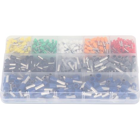 Pinces à sertir auto-réglables à rochet HSC8 6-4 + 800pcs cosses tubulaires pré-isolées (1/5)