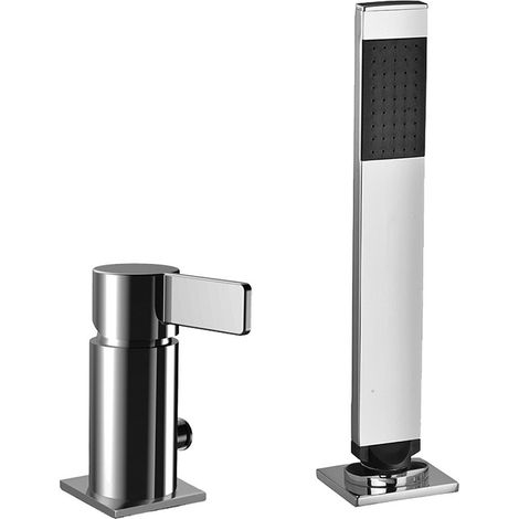 Paffoni Rock Serie Wannenbatterie mit Umsteller RO041CR Verchromt - Messing (1/2)