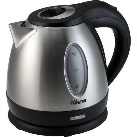 Tristar WK-1325 Bollitore acciaio inox, Nero Capacità effettiva: 1.2 l (1/5)