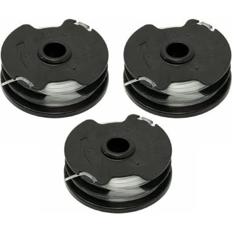 Parkside Lot de 3 bobines de fil pour débroussailleuse Parkside PRT 550 A1 A3 A5 (1/4)
