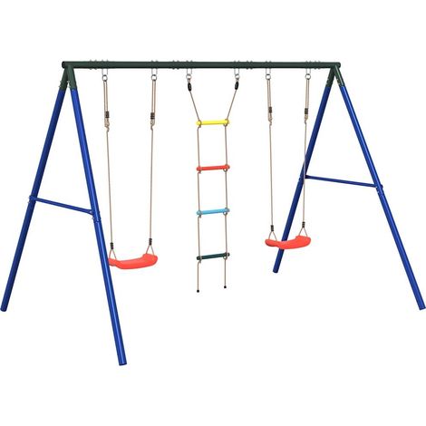 Maison Exclusive - Set Gioco da Esterno con Altalene e Scala