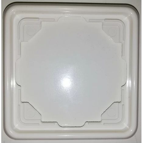 Interruptor blanco de marco único Jung CD581WW