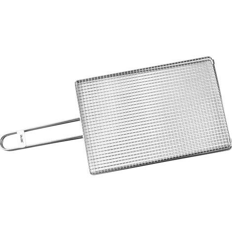 Barbecue ibili double grill acier inoxydable 20x47 cm