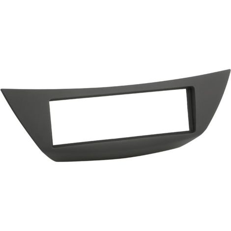Adaptateur de façade 1-DIN compatible avec Renault Laguna III noir