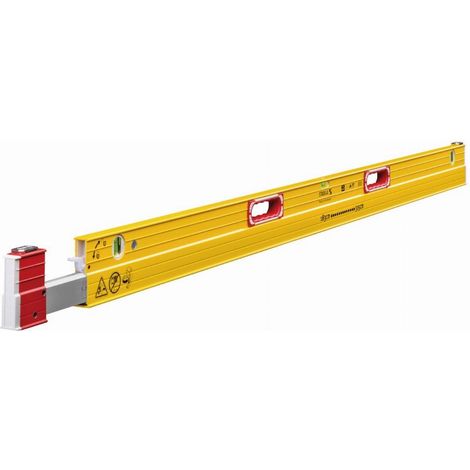 Stabila – Niveau à bulle télescopique 315cm – Séparateurs amovibles pour surfaces irrégulières – Précision ± 0,5 mm/m – 17708