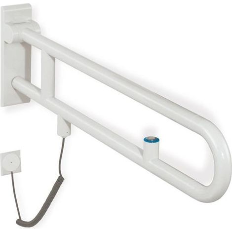 Rail support articulé version SERIE 801 rougeatif Bouton 900mm vert pomme