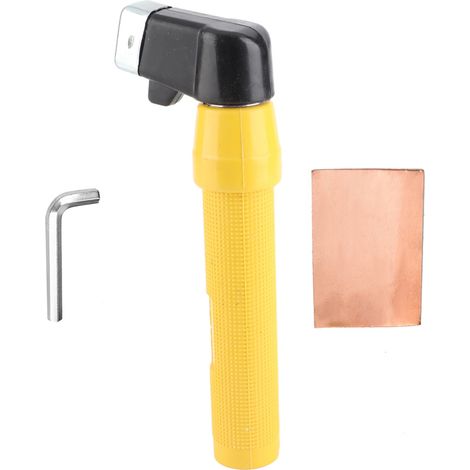 Beyamis Porte-électrode, outil de soudage, pince pour électrode de soudage à l'arc 400 A (jaune) (1/5)