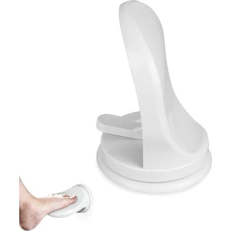 Repose-pieds de douche blanc, repose-pieds de rasage pour femmes à fixation par vide, installation facile