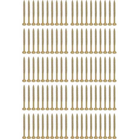 100 vis à tête fraisée ronde T25 à denture demi-étoile pour le travail du bois, 4,2 x 50 mm (1/5)