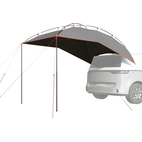 Tente de voiture-Tente de camping gris et orange imperméable 770857 (1/5)