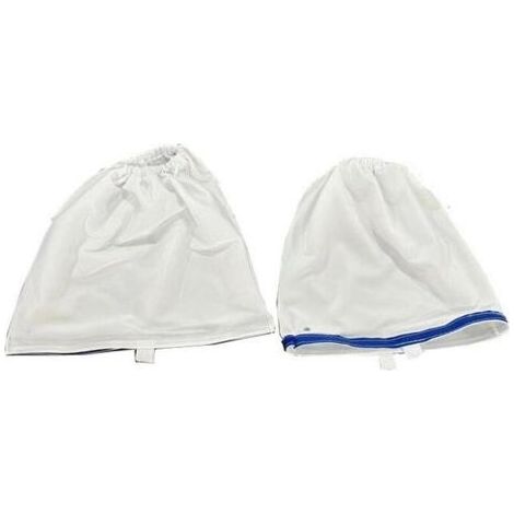 Lot de 2 sacs filtrants fins de rechange pour nettoyeurs de piscine Aquabot/Aqua Filter Bag Products 8114, compatibles avec les petits nettoyeurs à roues Aquabot S-2-40 S2-50 Pura 4X Pura 5X (1/4)