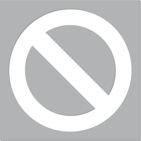 Signaletique.Biz France – Pochoir interdiction de stationner 600 x 600 mm – PVC expansé 5 mm – Lavable et réutilisable – Signalisation efficace - W0145