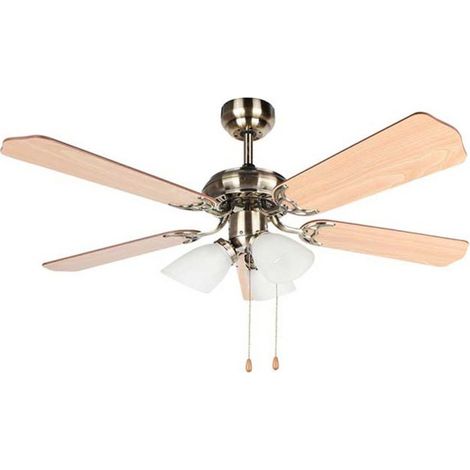 Ventilador de Techo Orbegozo Luz LED 5 Palas Reversibles 105 cm 3 Velocidades Potente y Silencioso (1/5)