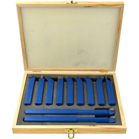 Juego de 11 herramientas de torneado de 16x16 mm (6) (1/4)