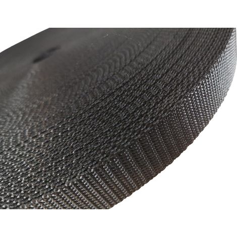 Sangle de volet roulant Noir Largeur 23 mm Rouleau de 50 m Accessoire Volet Roulant (1/2)