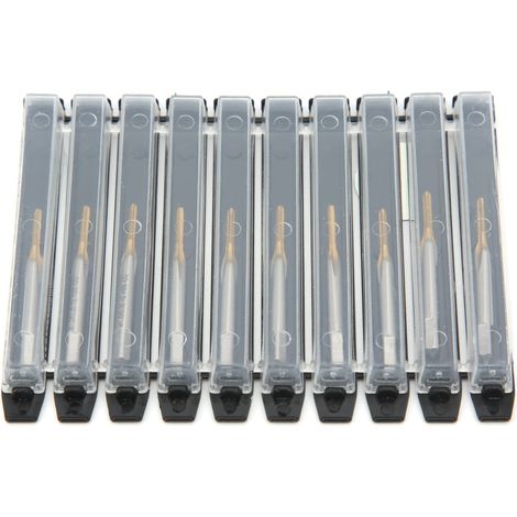 10 tarauds revêtus M1,50,35 pour machines, tarauds au cobalt conformes à la norme japonaise avec fil d'acier rapide plaqué titane (1/5)