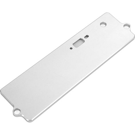 Boîtier de Protection en Aluminium pour Châssis de Voiture RC 1/10 HSP - Argent (1/5)