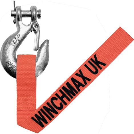 Winch Hook 1/4 inch Clevis Forged G70. For Winches up to 4,000lb