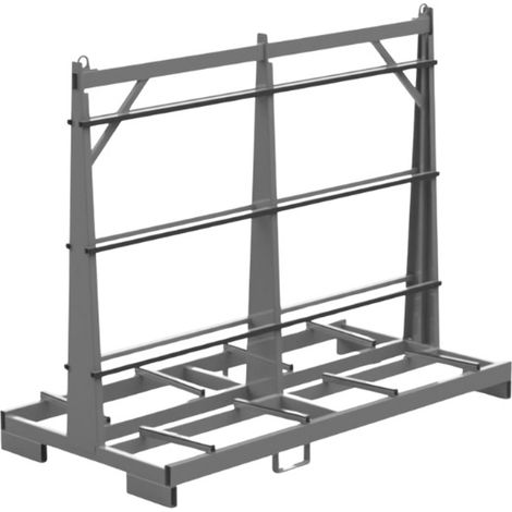 PROVOST - Chevalet de verrier bi-versant 1500 kg - Structure métallique pour stockage et manutention de verres et panneaux