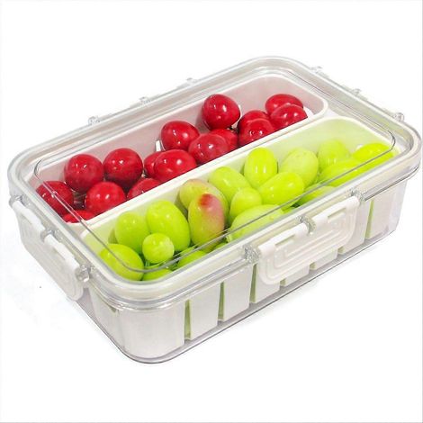 Snackal boîte réfrigérateur rangement snack organisateur réutilisable alimentaire platter (1/5)