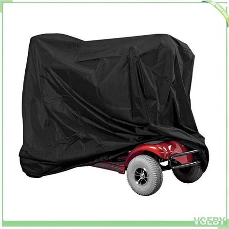 Housse de rangement pour scooter de mobilité - FAFEICY - Modèle universel - Polyester 210T - Noir - Cordon élastique (1/4)