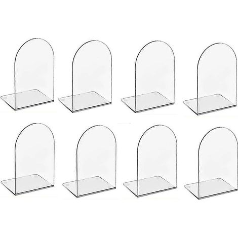 Acryl-Buchstützen für Regale, rutschfeste Buchstützen (1/5)