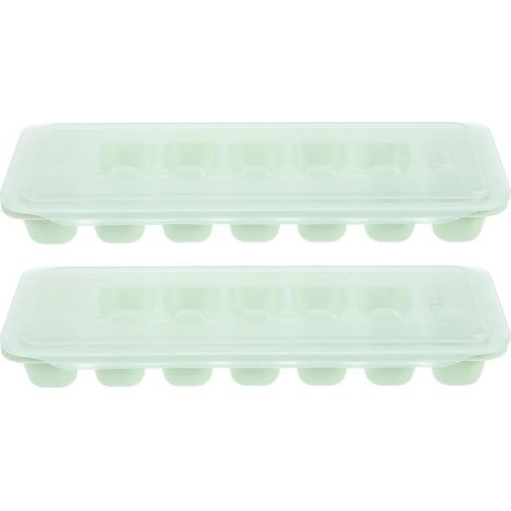 VICASKY 2 Bacs à Glaçons Couvercle en Hdpe et Pp, pour Congélateur, (1/5)