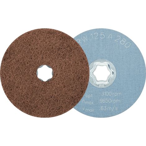 PFERD TOOLS 42001060 COMBICLICK weiche Vliesronde CC Ø 125 mm A 280 zum Reinigen & Satinieren für Wi (1/5)