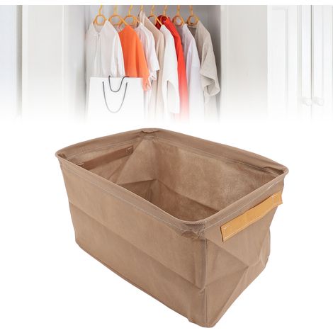 Boîte de Rangement pour Vêtements Fabriqué en Toile Épaisse et Perméable, Modèle 48x28x25cm (6 Pièces) (1/5)