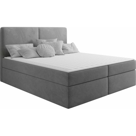 Cama continental Zanesville 100, Manila 16, Continental, Doble, 180x200, Tapiz, Somieres, 182x209x115cm