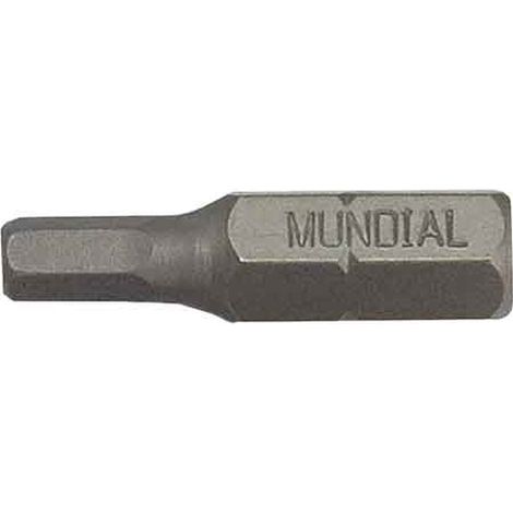 INSERTO PER VITI ESAGONO 1/4" MUNDIAL 3 mm Q.TA 12