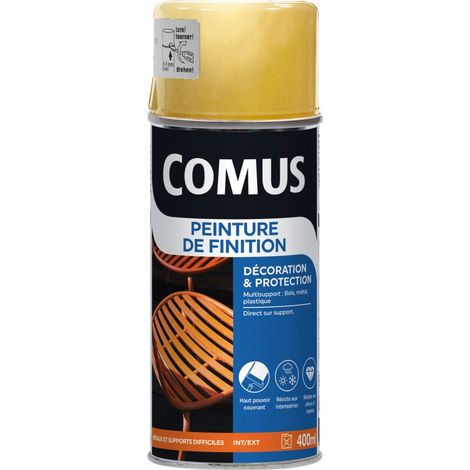 Aérosol 400ml Peinture de finition métallisé or COMUS (1/3)