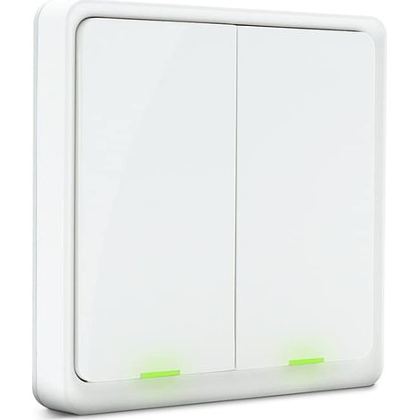 Interrupteur Intelligent sans Fil 2 Boutons Zigbee (1/5)