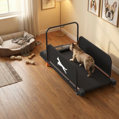 Tapis de course per cani 2 in 1, 2,5 HP, silenzioso, nero DESVIAE (1/5)