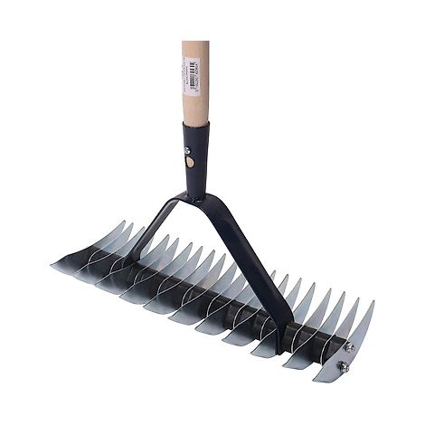 Scarificateur manuel double denture 1,50 m – Pour aération efficace des sols – Denture 11/21 dents pour différents types de sols – Fabre Graines
