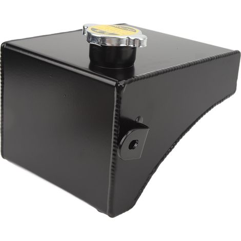Kit de vase d'expansion de liquide de refroidissement, kit de vase d'expansion de radiateur en aluminium étanche, compatible avec tous les modèles S13, noir. (1/5)