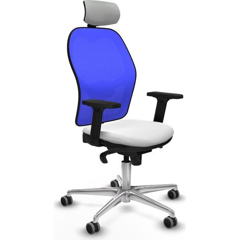 Piqueras-y-crespo Chaise Bureau Confort Blanc Réglable