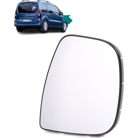 Support + Glace rétroviseur DROIT miroir dégivrant Berlingo Jumpy (1/2)