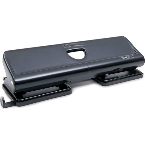 Rapesco 1054 720 Perforatrice a 4 Fori, Fora fino a 22 Fogli, Nero (1/3)