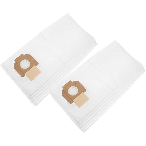 vhbw 10x Vacuum Cleaner Bag compatible with Makita VC3012M, VC3012, 446, 446L, 446LX Vacuum Cleaner, 35 cm x 28.4 cm, White (1/4)