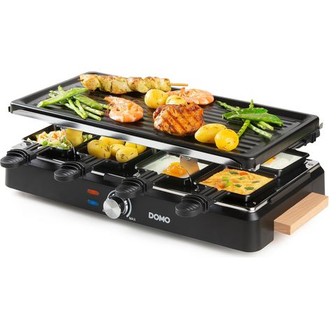 DO9262G Plancha Électrique pour 8 Personnes - Plaque à rôtir électrique avec Pierre de Cuisson et Plaque de cuisson Grill - Gril électrique Raclette avec Revêtement PFAS Free (1/5)