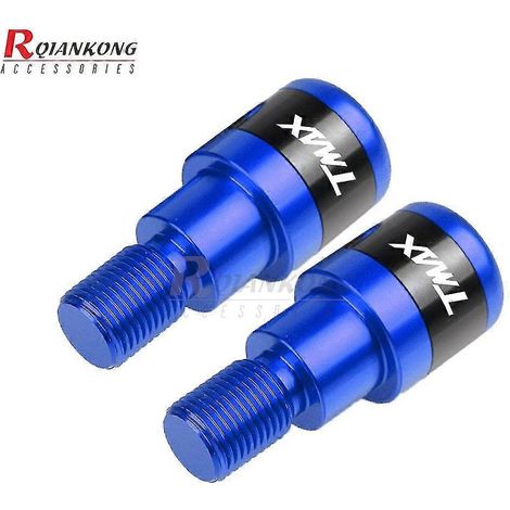 Leviers de frein et d'embrayage, poignées et embouts de guidon pour moto Yamaha T-Max 500 (2001-2007) - Bleu (1/5)