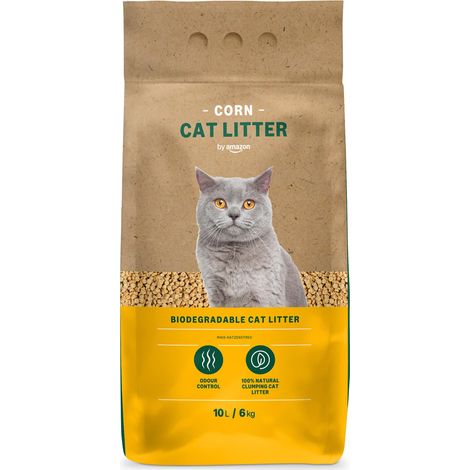 Litière pour Chat Agglomérante à Base de Maïs, 10L (1 Paquet) (1/5)