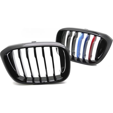 Grille calandre BMW X4 G02 de 2018 a 2021 Noir Brillant 3 couleurs-42680059 (1/4)