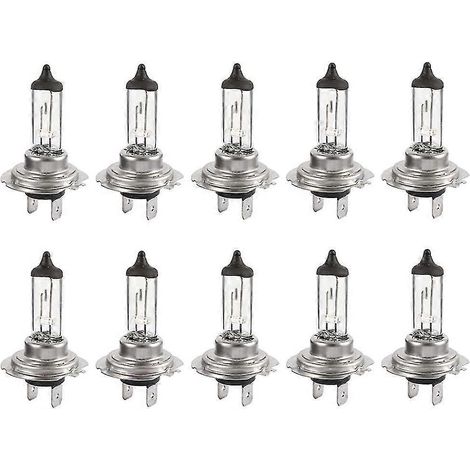 10 Stück H7 12V 55W Superhelle Xenon-Halogenlampen mit langer Lebensdauer für Abblend- und Fernlicht